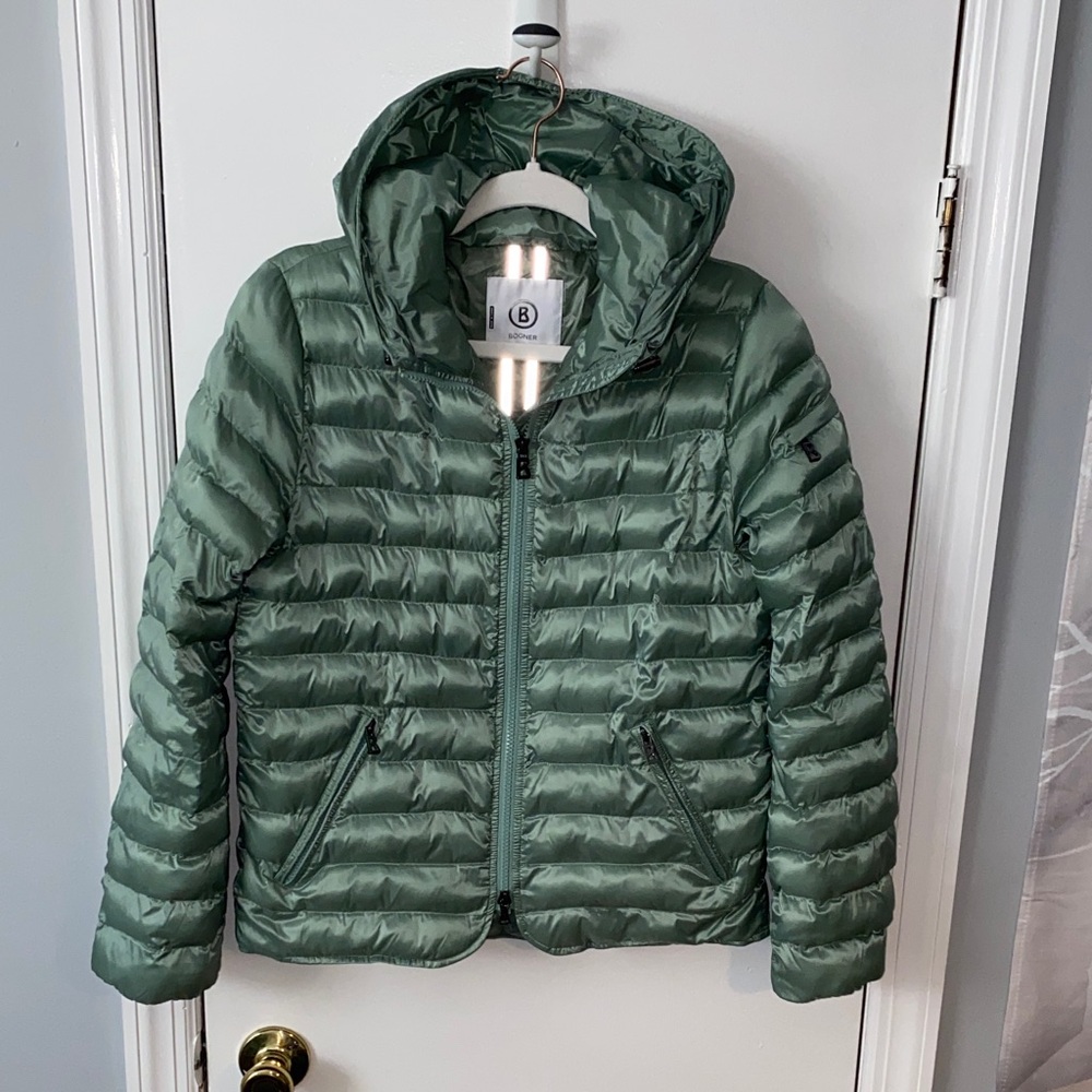 Bogner Sage Green Puffer Jacket
